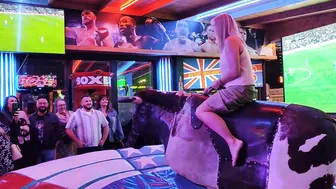 Mechanical bull riding February 22nd 2024 in Benidorm ♥️♥️♥️♥️♥️♥️ #3