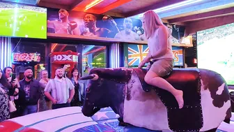 Mechanical bull riding February 22nd 2024 in Benidorm ♥️♥️♥️♥️♥️♥️ #4