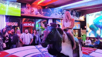 Mechanical bull riding February 22nd 2024 in Benidorm ♥️♥️♥️♥️♥️♥️ #6