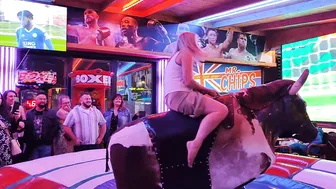 Mechanical bull riding February 22nd 2024 in Benidorm ♥️♥️♥️♥️♥️♥️ #7