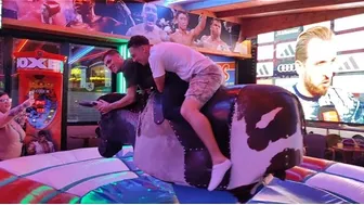 Mechanical bull riding / midnight party in Benidorm ♥️♥️♥️♥️♥️♥️ #1