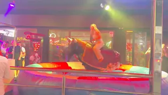 Mechanical bull riding May 23rd 2024 in Benidorm Spain ♥️♥️♥️♥️♥️♥️ #9