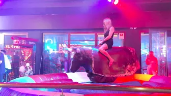 Exclusive mechanical bull riding June 4th 2024 in Benidorm Spain ♥️♥️ #7