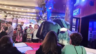 Mechanical bull riding midnight May 1st 2024 in Benidorm ♥️♥️fun night in Benidorm #2