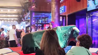 Mechanical bull riding midnight May 1st 2024 in Benidorm ♥️♥️fun night in Benidorm #6