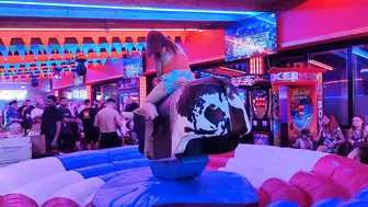 watch out this nice latest mechanical bull riding October 15th 2023 ♥️♥️♉ #3