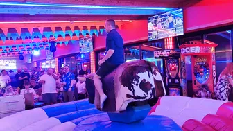 watch out this nice latest mechanical bull riding October 15th 2023 ♥️♥️♉ #6