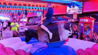 watch out this nice latest mechanical bull riding October 15th 2023 ♥️♥️♉ #9