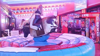 mechanical bull riding October 30th 2023 in Benidorm Spain ♥️♥️♉ #8