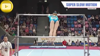 [SuperSlowMotion] Top 6 Women Uneven Bars Russia Cup 2022 #5