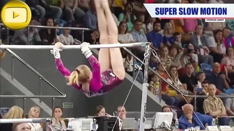 [SuperSlowMotion] Top 6 Women Uneven Bars Russia Cup 2022 #7