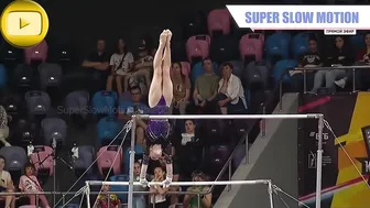 [SuperSlowMotion] Top 6 Women Uneven Bars Russia Cup 2022 #8