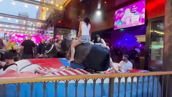 Mechanical bull riding may 2nd 2024 in Benidorm Spain ♥️♥️♥️♥️ #4