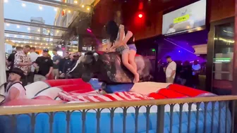 Mechanical bull riding may 2nd 2024 in Benidorm Spain ♥️♥️♥️♥️ #6