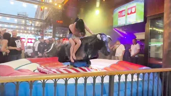 Mechanical bull riding may 2nd 2024 in Benidorm Spain ♥️♥️♥️♥️ #9