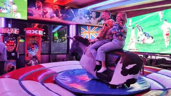 mechanical bull in Benidorm April 5th 2024 in Benidorm #8