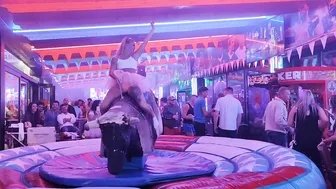 Mechanical bull riding December 18th 2023 in benidorm ♉ #3