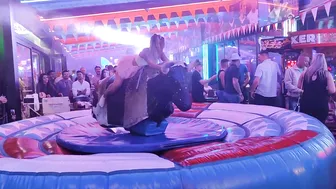 Mechanical bull riding December 18th 2023 in benidorm ♉ #6