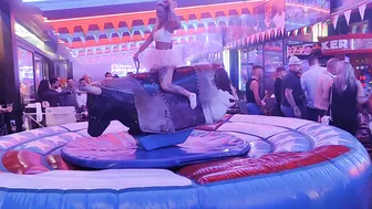 Mechanical bull riding December 18th 2023 in benidorm ♉ #7