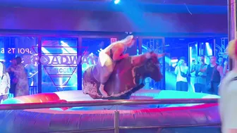 Latest mechanical bull riding May 20th 2024 in Benidorm Spain ♥️♥️ #6