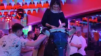 excellent mechanical bull riding December 11th 2023♥️♥️♥️♥️♥️♥️ #1