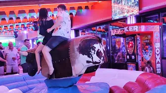 excellent mechanical bull riding December 11th 2023♥️♥️♥️♥️♥️♥️ #8