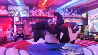 Mechanical bull riding March 5th 2024 in Benidorm ♥️♥️♥️♥️♥️♥️ #4