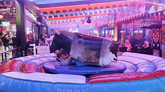 Mechanical bull riding November 21st 2023 in Benidorm ♉ #10