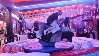 Mechanical bull riding November 21st 2023 in Benidorm ♉ #2