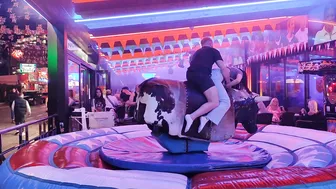 Mechanical bull riding November 21st 2023 in Benidorm ♉ #4