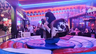 Mechanical bull riding November 21st 2023 in Benidorm ♉ #5