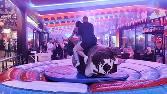 Mechanical bull riding November 21st 2023 in Benidorm ♉ #7