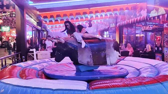 Mechanical bull riding November 21st 2023 in Benidorm ♉ #9