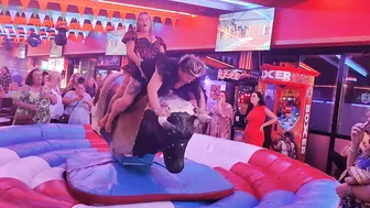 Fun mechanical bull riding December 15th 2023 ♥️♥️ #10