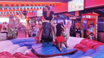 Fun mechanical bull riding December 15th 2023 ♥️♥️ #7