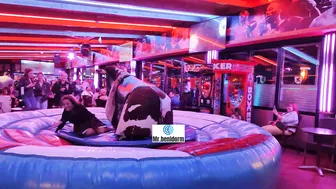 Beautiful mechanical bull riding March 1st 2024 in Benidorm ♥️♥️♥️♥️l ♉ #6