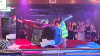 Mechanical bull riding May 6th 2024 made in Spain ♥️♥️♥️♥️ #2