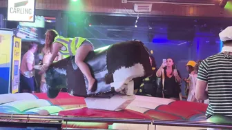 Mechanical bull riding May 6th 2024 made in Spain ♥️♥️♥️♥️ #7