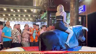 Mechanical bull riding May 4th 2024 Made in Spain ♥️♥️♥️♥️ #2