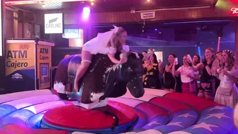 Best Mechanical bull riding May 5th 2024 made in Spain ♥️♥️♥️♥️ #2