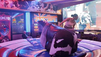 Mechanical bull riding 26th February 2024 in Benidorm ♥️♥️♥️♥️♥️♥️ #2