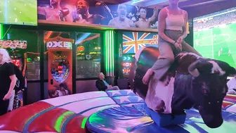 Mechanical bull riding 26th February 2024 in Benidorm ♥️♥️♥️♥️♥️♥️ #9