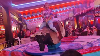 First of December mechanical bull riding ????