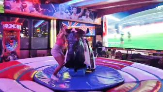 Beautiful mechanical bull riding March 3rd 2024 in Benidorm ♥️♥️♥️♥️♥️♥️ #3