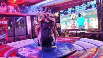 Beautiful mechanical bull riding March 3rd 2024 in Benidorm ♥️♥️♥️♥️♥️♥️ #5