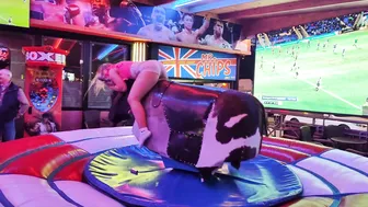 Beautiful mechanical bull riding March 3rd 2024 in Benidorm ♥️♥️♥️♥️♥️♥️ #9