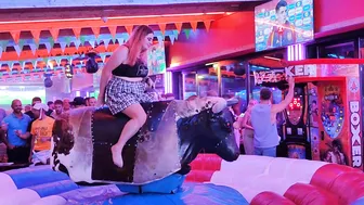 benidorm mechanical bull rider made in Spain ♥️♥️ #4