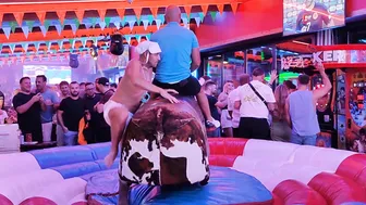 benidorm mechanical bull rider made in Spain ♥️♥️ #5