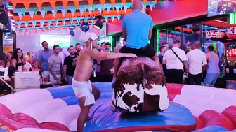 benidorm mechanical bull rider made in Spain ♥️♥️ #6