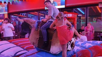 mechanical bull riding November 1st 2023 in Benidorm ♉♥️♥️ #1